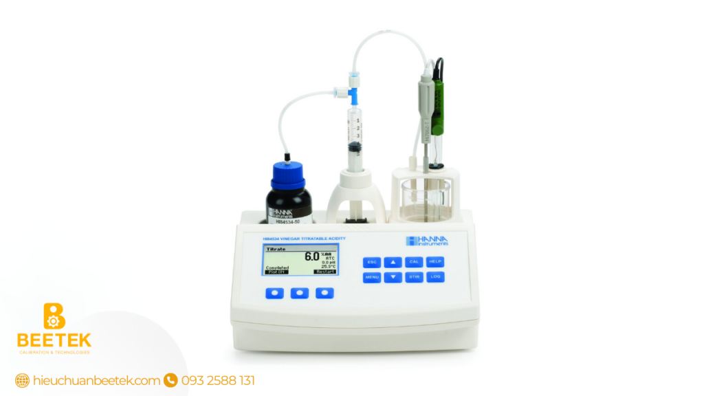 hiệu chuẩn máy đo pH